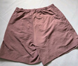 無印良品（MUJI）女式OBP再生尼龍裙褲褲子女款 短褲 休閑褲女裝25年夏季BE15CC5S 煙熏粉色 L （165/70A） 曬單實拍圖