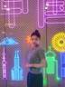 lagogo學(xué)院風(fēng)短袖針織衫女拉谷谷2025秋季新款灰色氣質(zhì)POLO領(lǐng)上衣 灰色 S 曬單實(shí)拍圖