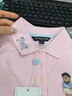 Teenie Weenie Kids小熊童裝25年夏季新款女童甜美泡泡袖POLO衫打底衫 淺粉色 120 cm 曬單實拍圖