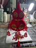 OEIN端午節(jié)裝飾五月節(jié)葫蘆燈籠手工宮燈場(chǎng)景布置掛件客廳商場(chǎng)福字陽(yáng)臺(tái) 小號(hào) 直徑約23厘米 高約59厘米 無(wú)紡布葫蘆1個(gè)裝 曬單實(shí)拍圖