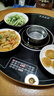 曼盟暖菜板電熱菜板電磁爐帶火鍋暖菜板+火鍋+自動(dòng)旋轉保溫板家用保溫板多功能加熱餐桌墊電動(dòng)轉盤(pán)神器 2200w電磁爐火鍋【電動(dòng)+手動(dòng)旋轉】黑70cm 曬單實(shí)拍圖