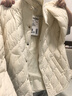 波司登（BOSIDENG）輕薄羽絨服女短款90絨襯衫領(lǐng)商務(wù)寬松顯瘦休閑保暖外套 【店長(cháng)推薦】奶油淺米7392 M 165/88A 曬單實(shí)拍圖