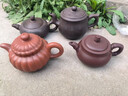 庫存處理老一廠(chǎng)顧景舟款宜興高檔紫砂壺原礦純手工制作仿古泡茶壺 55款仿古錦囊 300ml 曬單實(shí)拍圖