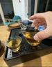 山本堂高檔玻璃杯日本進(jìn)口玻璃公道杯辦公室家用功夫茶杯泡茶器分茶器 水晶公杯+2只和風(fēng)透明 曬單實(shí)拍圖