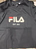 FILA 斐樂(lè)官方男裝情侶款針織短袖衫2025春季新款休閑簡(jiǎn)約舒適純棉T恤 正黑色-BK L （175/96A/L） 曬單實(shí)拍圖