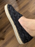 快樂(lè )瑪麗（J&M）漁夫鞋男單鞋2025春季新款軟底透氣百搭一腳蹬休閑鞋輕便平底男鞋 黑色 43 265mm 曬單實(shí)拍圖