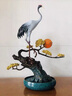 MOREISAN新中式輕奢大氣松鶴延年壽禮藝術(shù)擺件工藝品擺放客廳玄關(guān)送老人6070 八十大壽生日禮物 松鶴延年B款 曬單實(shí)拍圖