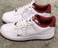 耐克NIKE七夕情人節(jié)禮物男空軍一號 AF1運(yùn)動鞋HM9483-100白44.5 曬單實(shí)拍圖