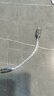 YYTCG 純銀Type-C耳機轉接頭3.5mm音頻線(xiàn)耳機轉換器2.5/4.4dac解碼轉接頭小尾巴 通用安卓手機平板小米 純銀【9281芯片】Type-C轉3.5母 0.12米 曬單實(shí)拍圖