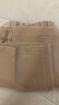 MUJI女式 易干彈力泡泡紗錐形褲褲子女款休閑褲25年夏季 女裝BE1V3A5S 米色 M (160/66A) 曬單實(shí)拍圖