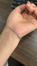周生生Pt950鉑金手鏈素鏈女款  91645B 計價(jià) 19厘米 - 4.23克(含工費340元) 曬單實(shí)拍圖