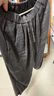 無印良品（MUJI）女式 無側(cè)縫楊柳紗織五分袖睡衣 家居服25年夏季女款套裝女裝 煙熏藍(lán)色 L (上裝165/88A 下裝165/70A) 曬單實(shí)拍圖
