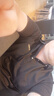 愛登堡夏季短袖polo衫男裝刺繡商務(wù)通勤翻領(lǐng)保羅t恤黑色01185/100A(3XL) 曬單實(shí)拍圖