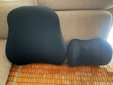 億飾汽車(chē)頭枕腰靠套裝車(chē)載電動(dòng)按摩器腰部支撐靠墊主駕駛座辦公送禮用 頭枕腰靠墊超值套裝 經(jīng)典黑 【2合1】支撐+電動(dòng)按摩 曬單實(shí)拍圖
