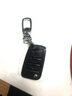 2019款一汽大眾探歌鑰匙包專(zhuān)用T-ROC探歌鑰匙套真皮汽車(chē)2018款兩驅智能一鍵啟動(dòng)鑰匙套殼扣 B款黑色（插鑰匙啟動(dòng)車(chē)專(zhuān)用） 曬單實(shí)拍圖