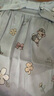 果殼（Gukoo）睡裙夏季小鹿斑比冰藍(lán)吊帶睡裙新款冰絲睡衣女家居服套裝B 小鹿斑比泡泡袖睡裙 M 曬單實拍圖