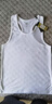 七匹狼純棉背心男士健身工字背吸汗透氣運動(dòng)跨欄汗衫彈力修身打底無(wú)袖衫 工背圓領(lǐng)1件裝(白色)純棉高彈 M /165(建議體重90-110斤) 曬單實(shí)拍圖