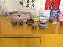 一品工坊主人杯景德鎮(zhèn)柴窯青花普洱杯手繪牡丹茶杯內(nèi)外畫裂紋釉陶瓷主人杯 柴窯手繪牡丹普洱杯 曬單實拍圖