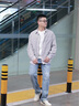 卡賓（CABBEEN）【四面彈力】薄款軟牛仔褲男士2025夏水洗破洞直筒休閑長褲子 天藍(lán)色37（合體版型） 33 /180/XL 曬單實(shí)拍圖