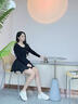 喬芙拉小白鞋女鞋2025新款爆款厚底內(nèi)增高女鞋春夏時(shí)尚透氣休閑板鞋 白拼杏 37 曬單實(shí)拍圖