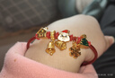 芭莎米亞（BARSAMIEA）沙金圣誕節圣誕老人麋鹿配珠串珠手工diy配件配飾編手鏈手串飾品 #14 曬單實(shí)拍圖