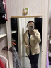俞兆林連帽毛衣外套女秋裝2024新款時(shí)尚外搭帶帽毛衣針織開(kāi)衫春秋針織衫 米色 M [95斤-110斤] 曬單實(shí)拍圖