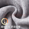 歐孕（OUYUN）兒童秋褲女童內穿長(cháng)褲男童加厚打底褲寶寶保暖褲加絨冬季貼身 咖色(羊毛蠶絲 加絨加厚) 100cm 【建議身高90cm-100cm】 曬單實(shí)拍圖