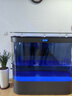 靚寵魚(yú)缸水族箱靠墻客廳家用落地公司新款中大型一體熱彎過(guò)濾循環(huán)生態(tài) 灰色（一體防爆玻璃+智能顯示屏） 長(cháng)150寬50高140cm 曬單實(shí)拍圖