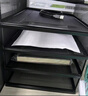 名卓多功能金屬文件收納架多層辦公室桌面用品A4大容量桌面資料檔案分類整理收納盒 【五層】A4黑色橫向 曬單實拍圖