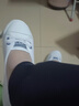 西域駱駝（VANCAMEL）品牌真皮小白鞋女平底板鞋鞋子百搭女士單鞋軟底女鞋懶人鞋真皮鞋 白色 36 曬單實拍圖