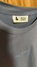 杰克·瓊斯（JACK&JONES） 新款重磅棉寬松復古哥特字母發(fā)泡印情侶短袖T恤男裝225101028 曬單實(shí)拍圖