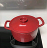 雙立人（ZWILLING）琺瑯鍋湯鍋燉鍋Dragon龍鑄鐵鍋煲湯鍋平底鍋鍋具電磁爐燃氣灶通用 古韻紅（適合3-5人家庭） 22cm 曬單實拍圖