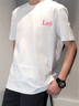 Lee Srtroi潮牌聯(lián)名重磅短袖t恤男女同款夏季新款純棉印花寬松夏天學(xué)生半袖 珍珠白 XL 約140-160斤可穿 曬單實(shí)拍圖