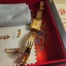 西普尼金表（HIPINE）金表女輕奢時尚小方表純金999防水石英表黃金手鏈表生日禮物女友 小方表【金重13.9g+】金貝 24mm 曬單實拍圖