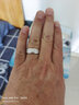 佐卡伊七夕白18k金鉆石男戒結(jié)婚鉆戒男士戒指生日禮物送男友送父親 約16分H/SI 下單前指圈號請詳詢客服 曬單實拍圖