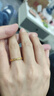 周六福碎碎冰足金999黃金戒指女生日禮物計(jì)價(jià)A0113002 12號(hào) 約3.79g  曬單實(shí)拍圖