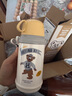 HALEIWA HAPPY MARKET保溫杯直飲不銹鋼寶寶兒童水杯幼兒園大容量吸管杯小學(xué) 黃蓋logo熊一杯三蓋600ml 曬單實拍圖