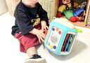 童夢姿嬰兒玩具早教6個月以上7幼兒0男女寶寶1歲3兒童六面體手拍鼓8 【基礎(chǔ)電池版 帶拼圖】紅色20+功能鼓 曬單實(shí)拍圖