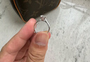 魔麗卡 Mooleeca經(jīng)典六爪18K金1克拉培育鉆石女戒指D-E/VS生日禮物NGTC證書(shū)13號 曬單實(shí)拍圖