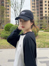 啄木鳥夏季潮牌大頭圍帽子男韓版棒球帽女款男生春秋防曬遮陽(yáng)男士鴨舌帽 黑色 曬單實(shí)拍圖