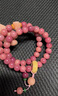 菩提手串雙圈手持手鏈烏梅子醬女士菩提根配飾女款文玩念珠 烏梅子醬 10*9mm 曬單實(shí)拍圖