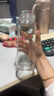 Next Kiss英國聯(lián)名高級感輕奢水杯2024新款玻璃杯女高顏值泡茶杯茶水分離 Cho鉆石蓋泡茶玻璃杯 700ml 曬單實(shí)拍圖