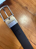 佐丹奴皮帶男裝二層牛皮革褲帶啡色旋轉針扣商務(wù)男士腰帶76132521 42啡色 91cm （S碼） 曬單實(shí)拍圖