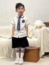 G.DUCKKIDS幼兒園園服夏裝英倫學(xué)院風(fēng)兒童校服套裝小學(xué)生班服夏季畢業(yè)照服裝 男童套裝+勛章領(lǐng)結(jié) 100 建議身高90-100cm年齡3-4歲 曬單實(shí)拍圖