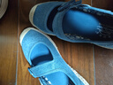 斯凱奇（Skechers）女鞋小香風(fēng)漁夫鞋舒適透氣蕾絲淺口平底單鞋114044 海軍藍色/NVY 37.5 曬單實(shí)拍圖