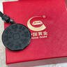 中國黃金（CHINA GOLD）山鬼黑曜石吊墜平安扣圓牌八卦圖掛件男女款項鏈生日禮物送男友 山鬼黑曜石吊墜 曬單實(shí)拍圖