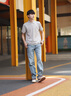 Calvin KleinJeans【明星同款復(fù)刻90系列】25春夏男ck復(fù)古直筒牛仔褲4RB700G RJJ-牛仔淺藍(lán) 31 曬單實(shí)拍圖