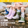 lemonkid兒童雨鞋男女童防滑水鞋小孩上學(xué)專(zhuān)用寶寶雨靴 序日粉紫 31  曬單實(shí)拍圖
