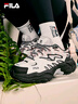 FILA 斐樂女鞋F(xiàn)ERN摩登運(yùn)動(dòng)鞋楊冪同款冬新款蕨草鞋休閑鞋老爹鞋 雪白/藕灰-SV 38 曬單實(shí)拍圖