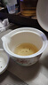 【采銷推薦】羊脂玉一壺一杯吉祥手抓壺功夫茶具旅行套裝茶杯茶壺 1個(gè)荷韻飄香手抓壺+荷韻飄香單杯 曬單實(shí)拍圖